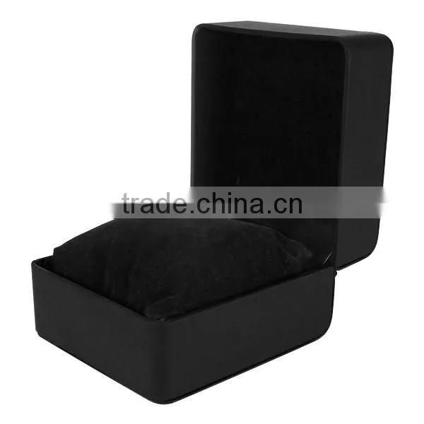 Luxury pu leather watch packaging box, custom logo leather watch box