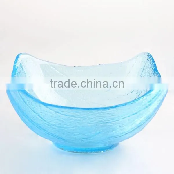 hot sale mini colorful glass bowl charger plates