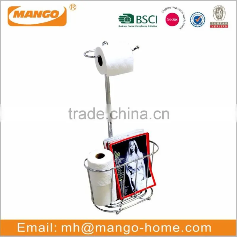 Metal Silvery Toilet Paper Roll Holders