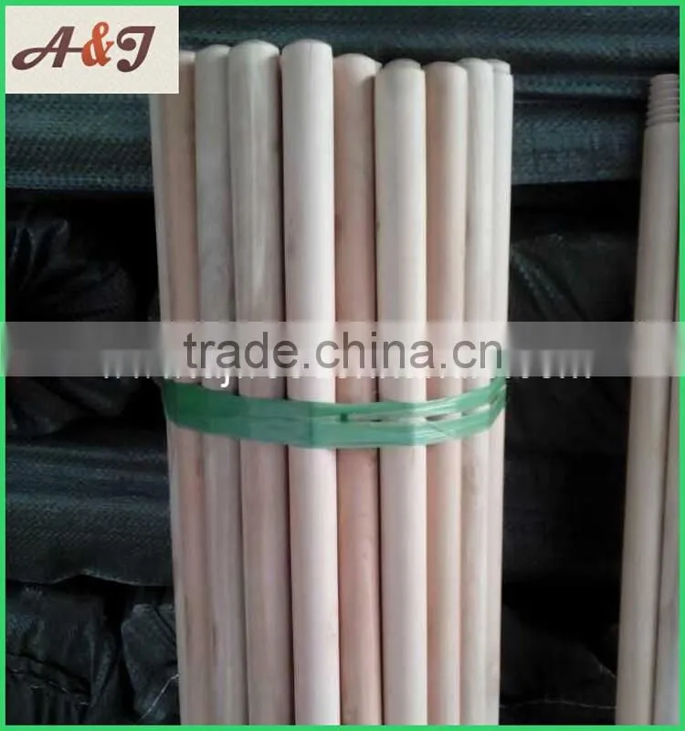 120*2.8cm Natural Round Wooden Handle with Tapered Tip