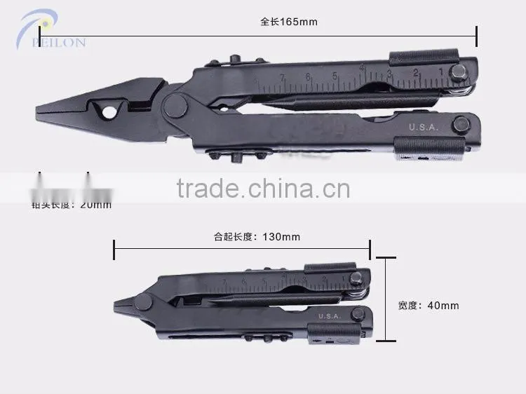 The Multifunction pliers outdoor Travel tool Repair tools 21 kinds of functions Screwdriver Bottle Opener