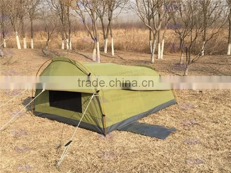 400g Poly cotton Hot sale new design canvas swags for camping