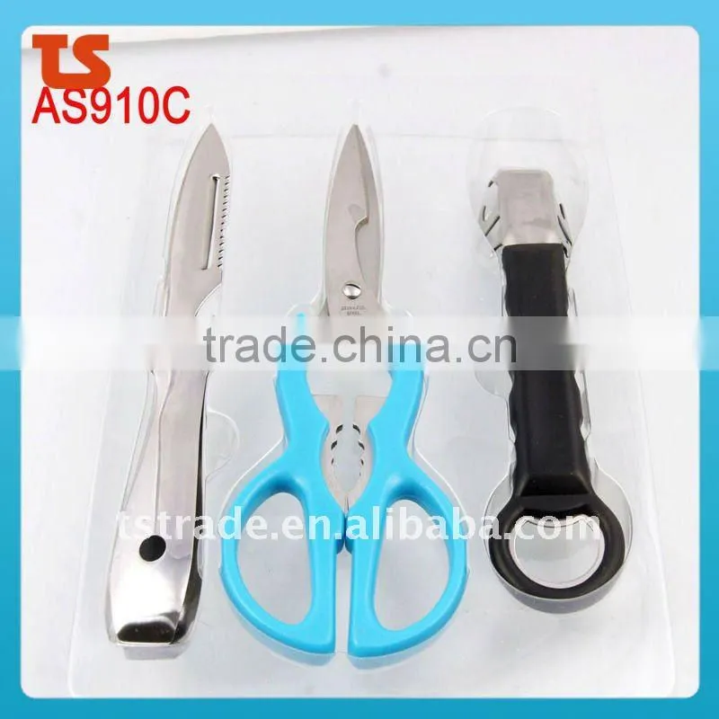 2014 Picnic multi outdoor tableware barbecue tool Set(AS910C)