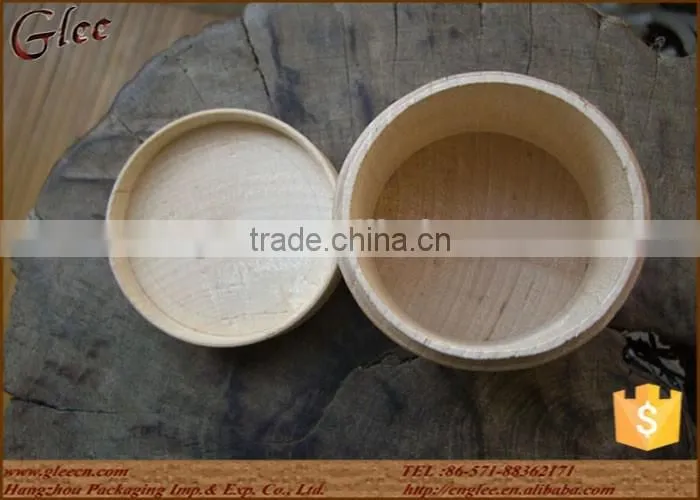 Round Wood Box