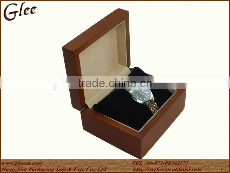 Brown Single Watch Box with Pillow Inner