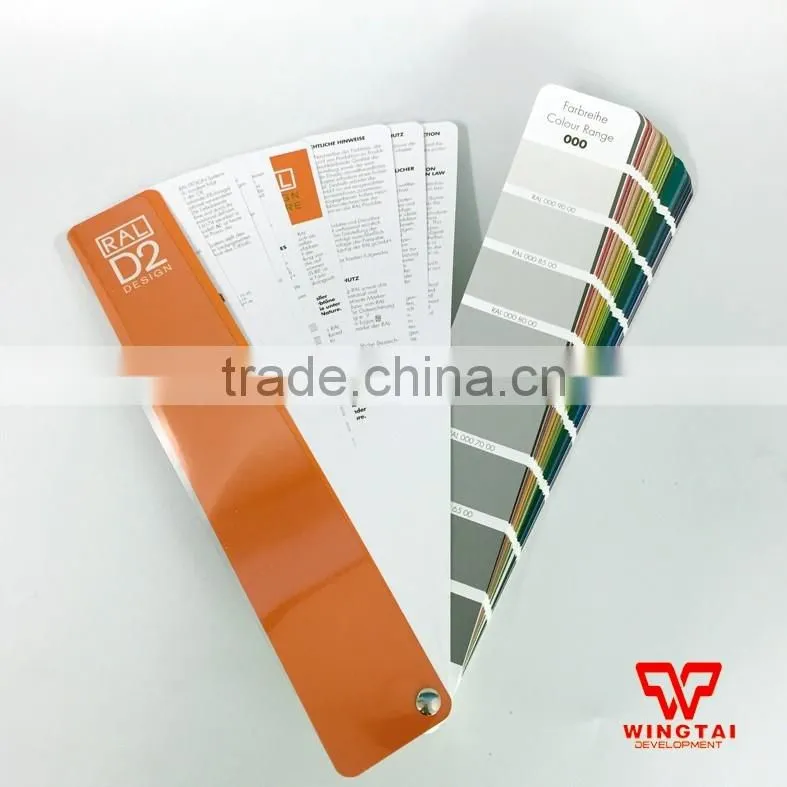 Germany Color Chart RAL D2 color formula guide