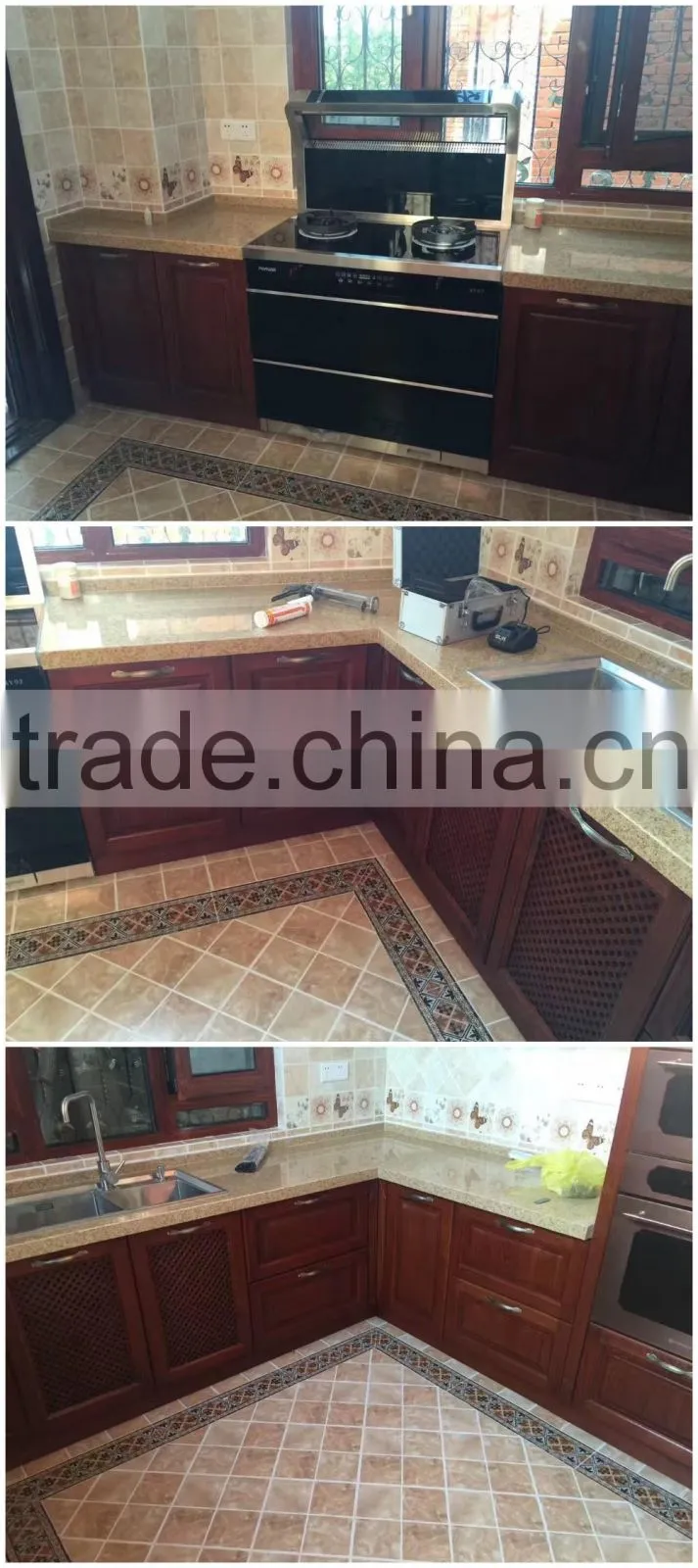 solid wood kitchen cabinet