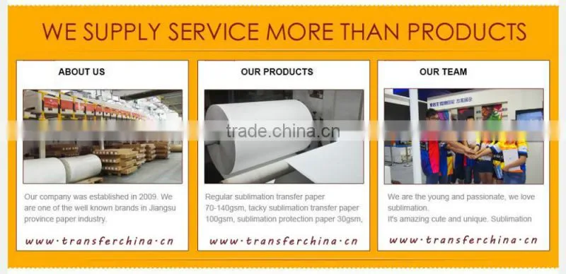 Large format eco-solvent heat transfer sticker paper