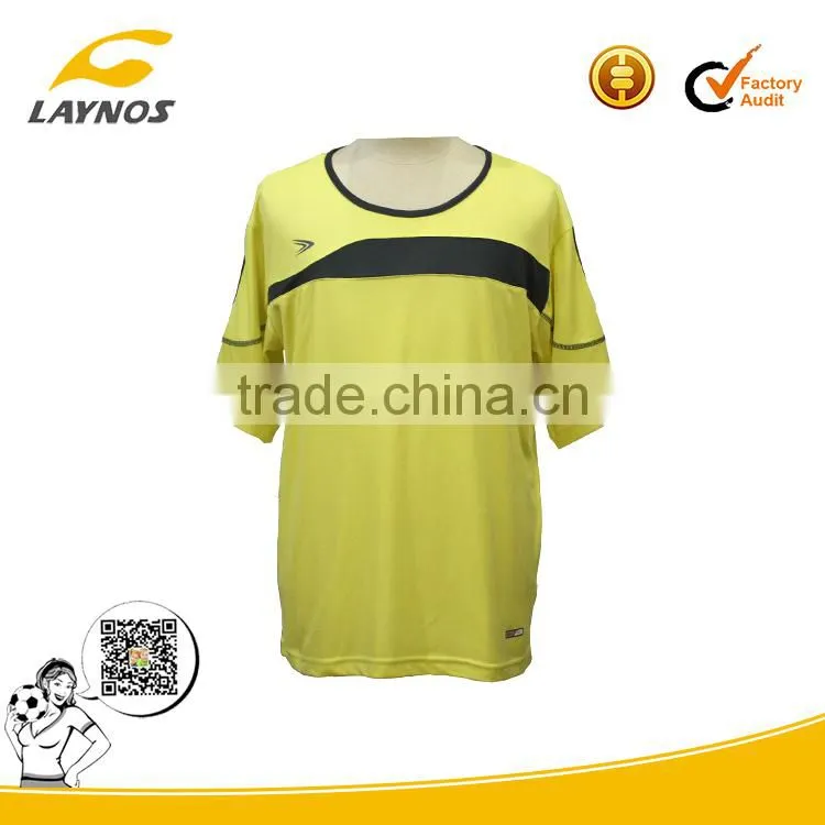 100% polyester cationic fabric blank soccer jersey