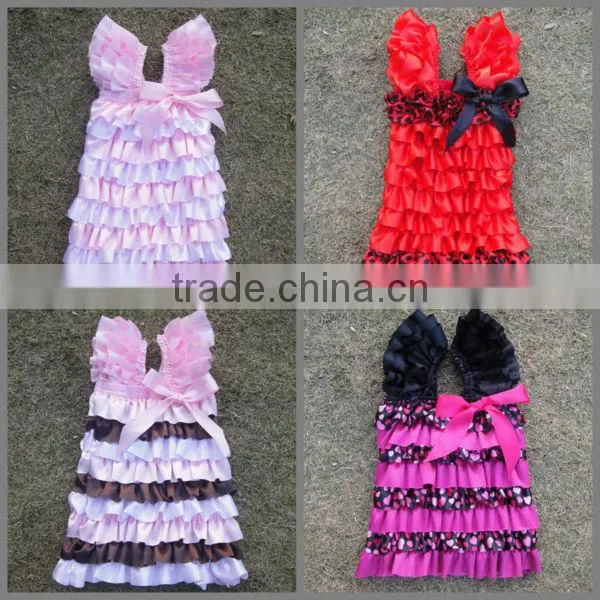 Christmas Chifforn Baby dresses lace dress