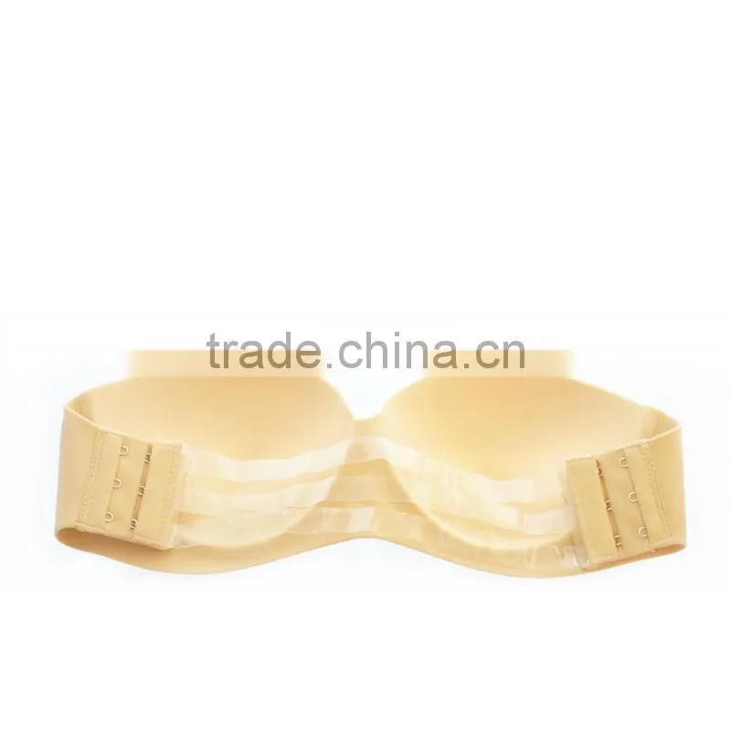 hot sexy invisible strapless silicone skin seamless bra webbing