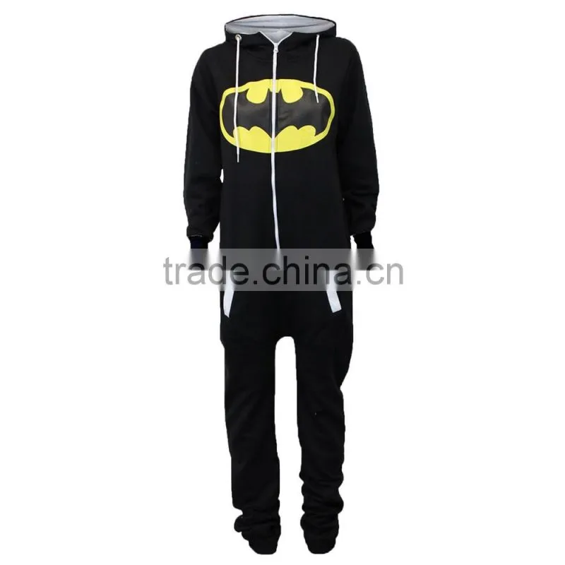 Wholesale cheap man fashion comfortable christmas hooded adult onesie