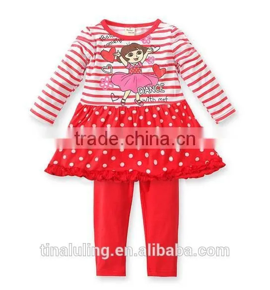 wholesale baby girls dora clothing sets cute and lovey girls outfits baby boutique clothes