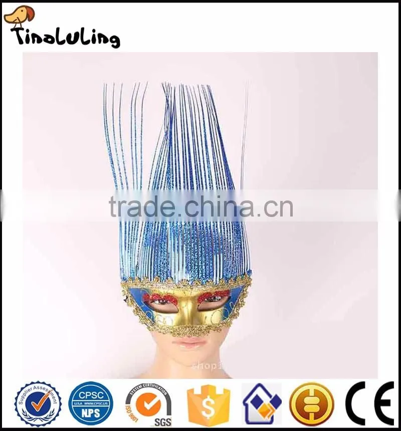 2017 Hot sale new design shiny halloween party adult italian venetian face masks