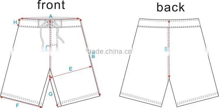 High Quality Men Sublimation Surf Board Shorts