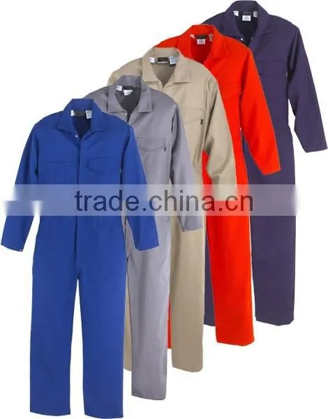 cheap ordinary multi-color polycotton workwear coveralls