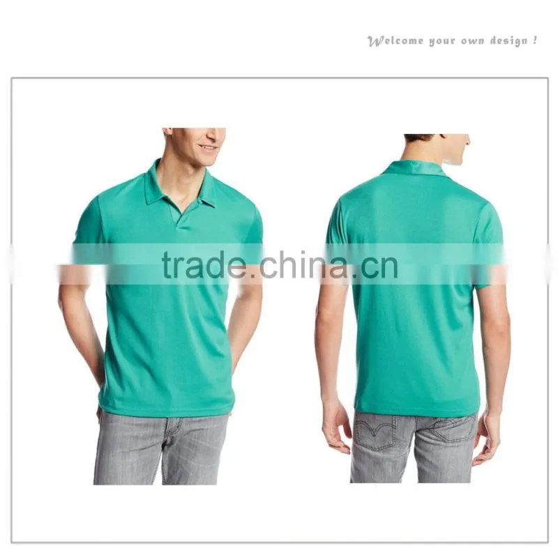 2015 wholesale casual men 100% cotton blank polo shirt cheap