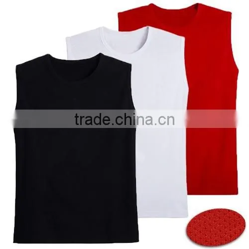 Custom Plain Dri-fit sleeveless t shirt for trainning T13351