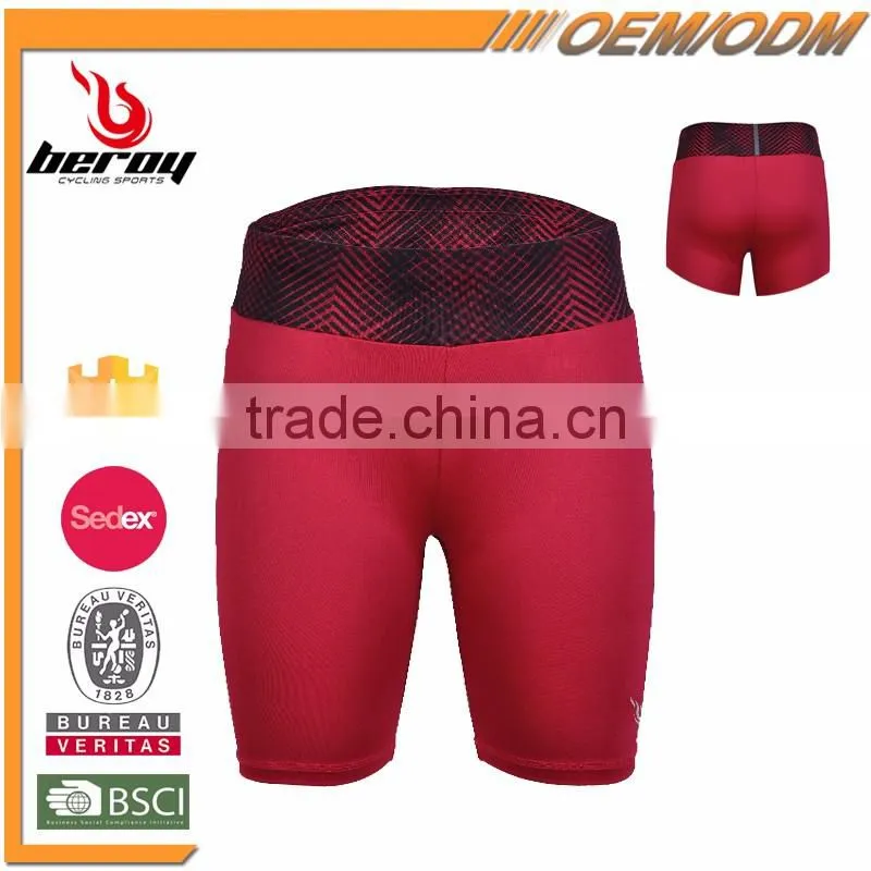 BEROY custom women's crane sports shorts,running gym workout compression shorts