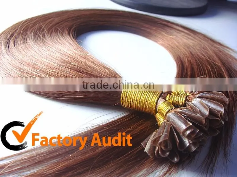 Black Rose 0.5g 1g Fusion Keratin Prebonded Human Hair Flat Nail Stick U/I Tip Hair Extensions