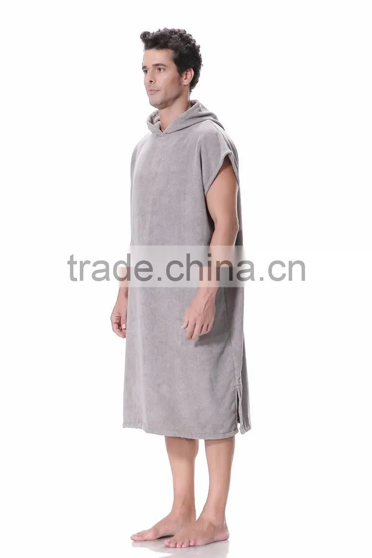 Microfiber hooded towel surf hooded poncho towel