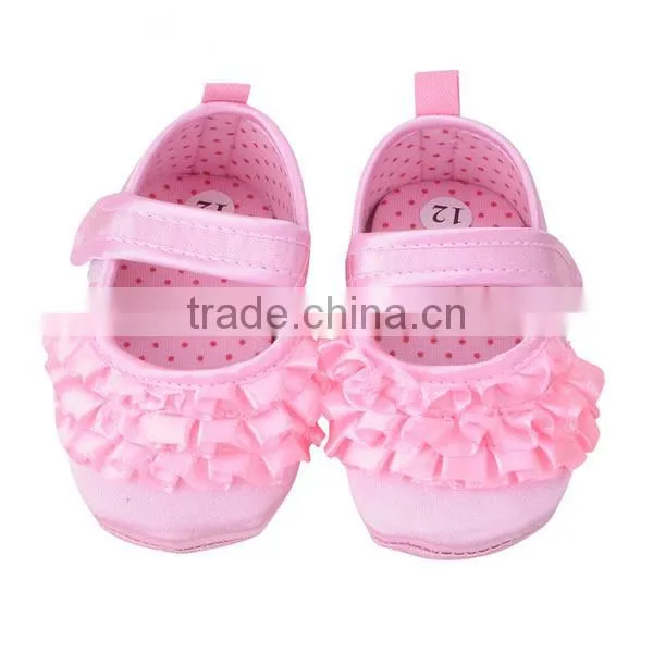 anti-slip soft sole princess baby girl shoes