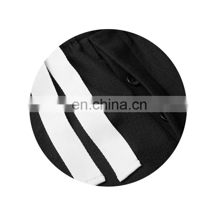 Newest Fashion Design Classic Style Danes Black Virgin Cotton Drawstring Shorts