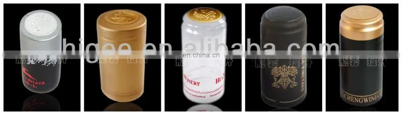 PVC heat shrinkable film Wine capsule,PVC Shrink Cap