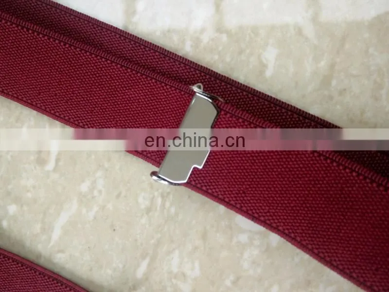 Yiwu longkang customized boxed mens braces suspenders pants suspenders
