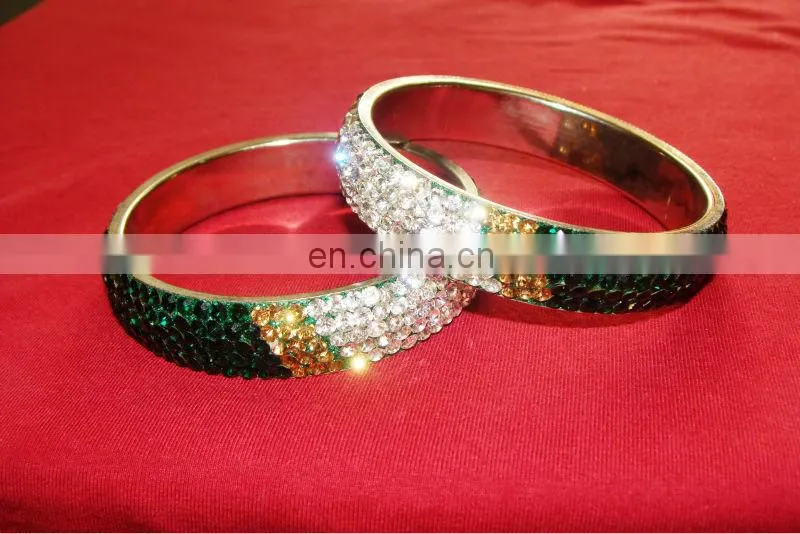 Bridal Crystal bangles/ Bollywood Style Crystal bangle