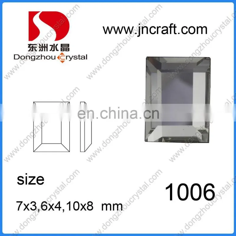 DZ-1012 Wholesale Loose Crystal Garment Beads Mirror Glass Stone for Clothing Decoration