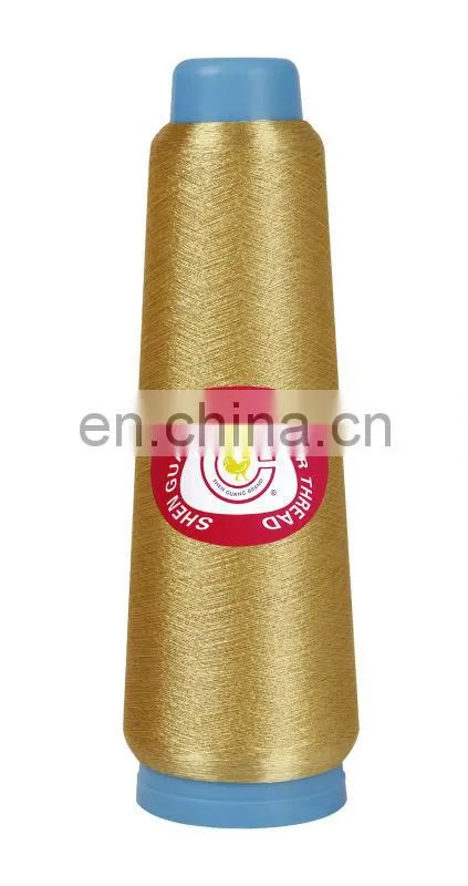 Pure gold metallic embroidery yarn