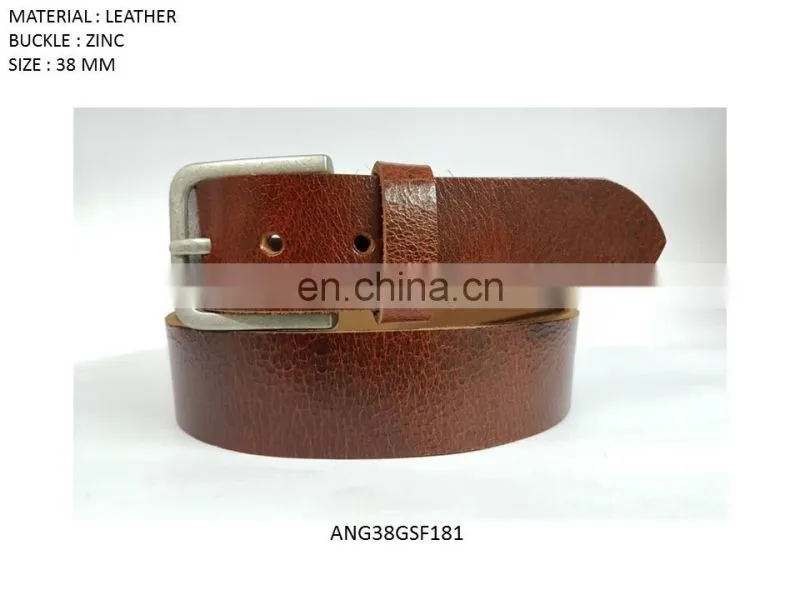 Top Grain Leather belt and alloy buckles maker, top grain leather belt and alloy buckles exporter