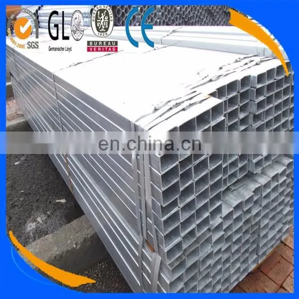 s235jr galvanized rectangular steel tube
