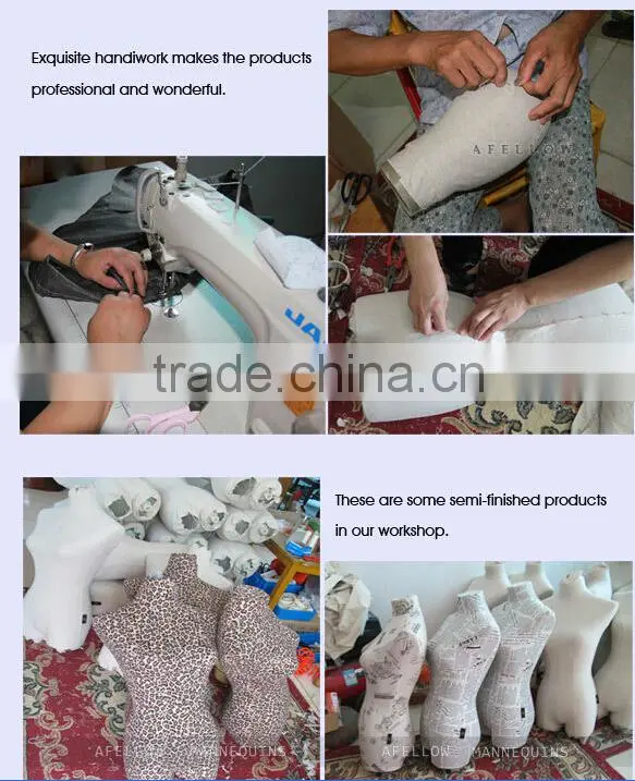 fiberglass fabric cover women mannequin
