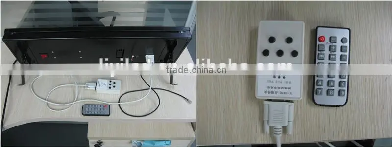 P4.75 matrix led car window message display sign from liyi