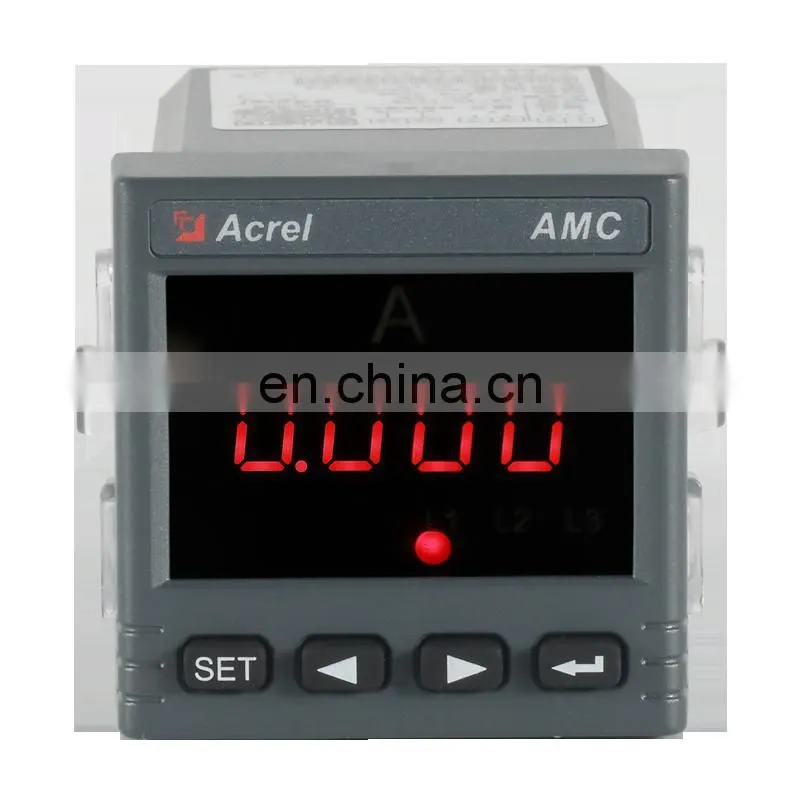Acrel AMC48-AI/C single phase mini current monitor meter ammeter with modbus rs485