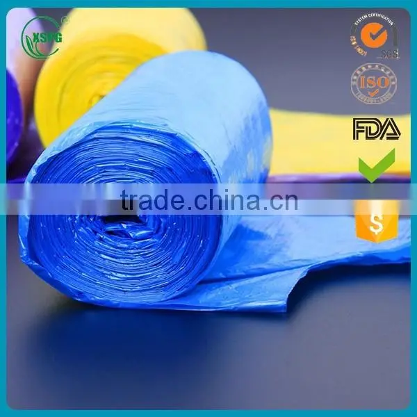 Thick Hdpe Plastic Recycled Garbage Bags/Bag Roll with Handle