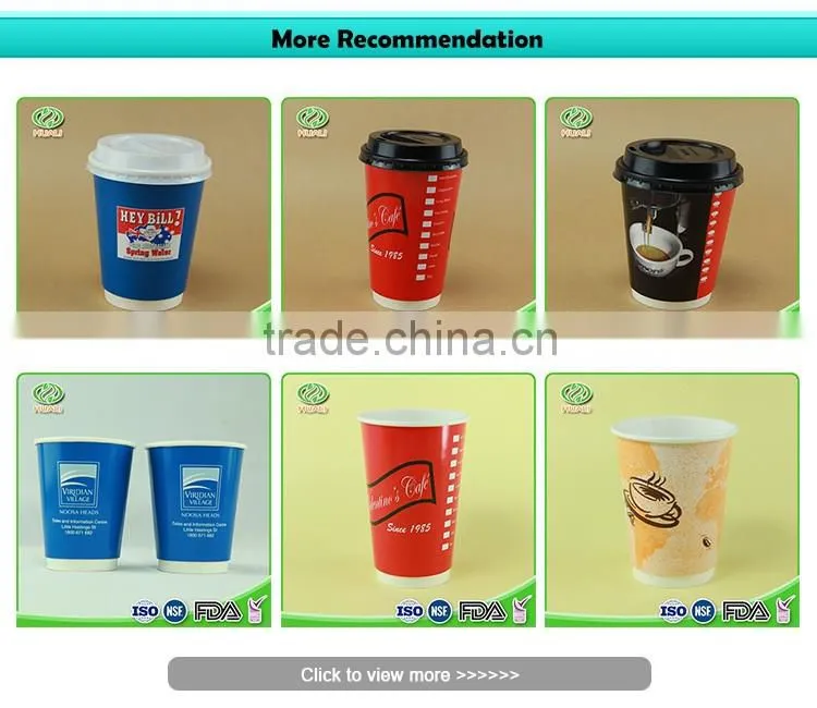 New style eco-friendly double wall recycled paper coffee cups