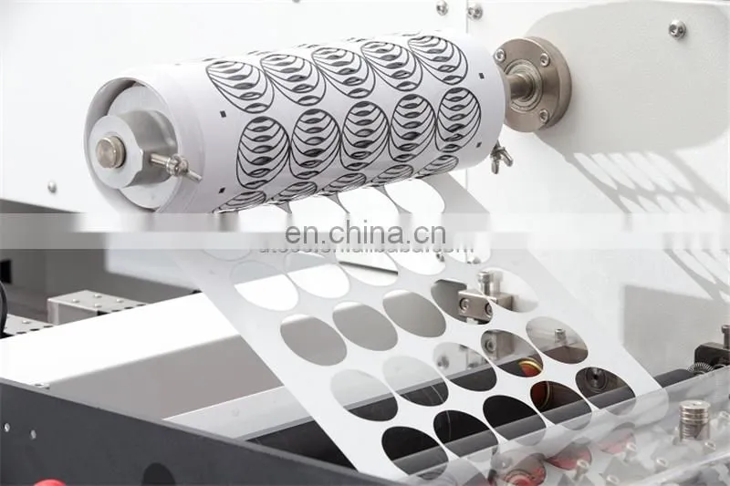 UD320 Automatic medicine Hangtag hang tag label Digital Die Cutting Machine, PAPER PP PE FILM roll sticker rotary die cutter