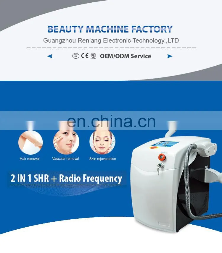 portable Opt RF Skin Care Hair Removal Rejuvenation Beauty machine factory price for sale