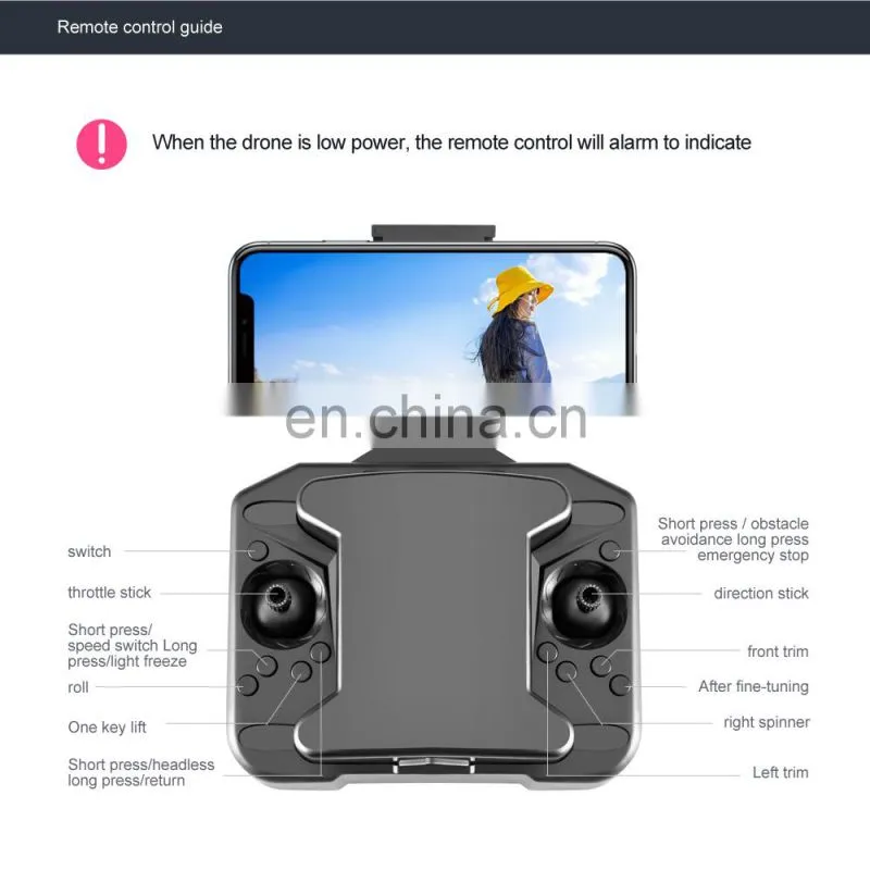 K108 Mini Drone with 4K HD Camera wifi Three-way Infrared Obstacle Avoidance Altitude Hold Mode Foldable RC Quadcopter Boy Gift