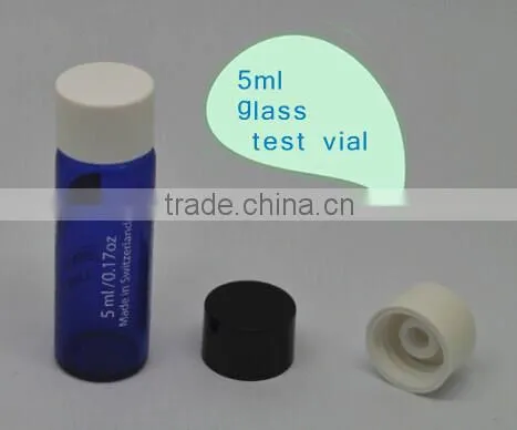 3ml 5ml tube medical glass vial with plastic screw cap