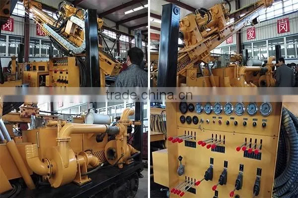 All formation multifunctional pile hole drill , HFW3000A borehole drilling machine price