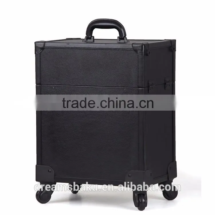 Professional Travel Trolley Rolling luggage Cosmetic beauty makeup case