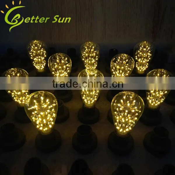 LED Decorative Starts E27 Vintage Filament Edison Bulb