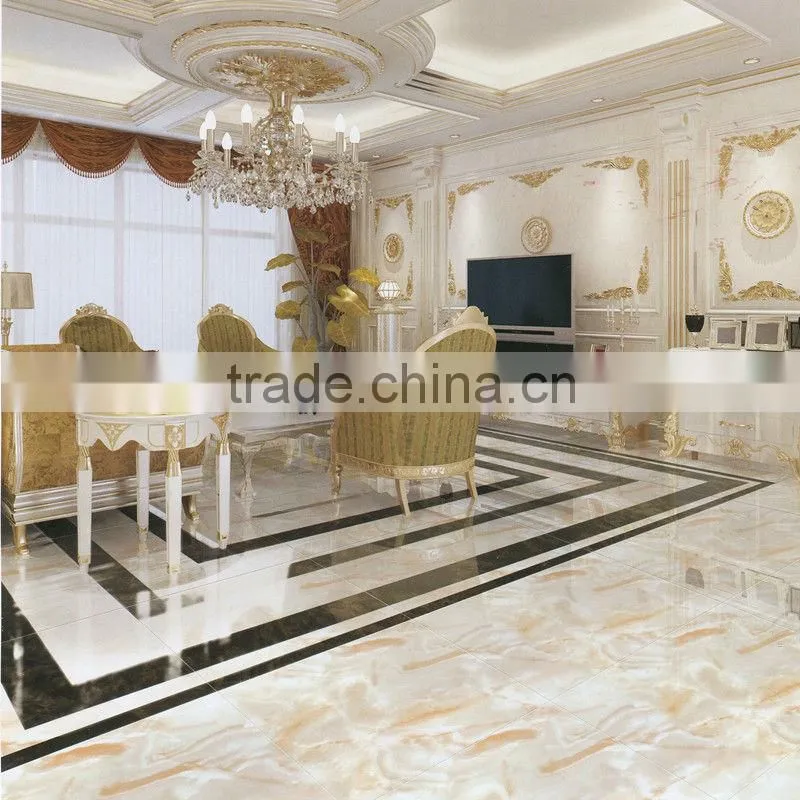Foshan China crystal white glass floor tiles