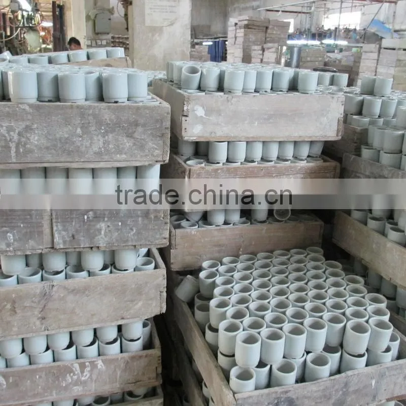 Hot Sale! Porcelain Lamp Holder E27 F519 porcelain lamp socket lamp base ceramic lamp socket lampholder