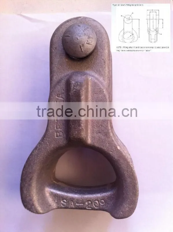HOT SALE !!! Thimble Clevis 5 year gold supplier