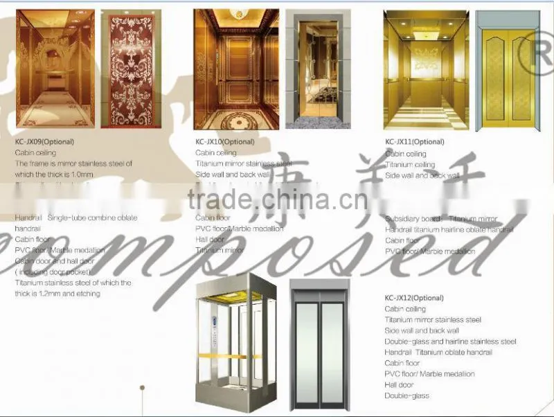 1.5m/s passenger elevator